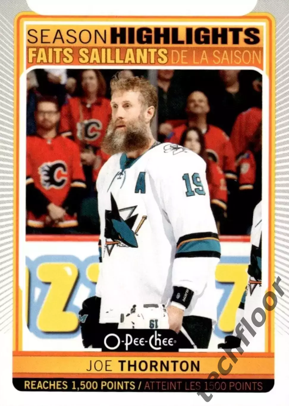 Карточка NHL Joe Thornton Toronto Maple Leafs/Джо Торнтон Торонто НХЛ