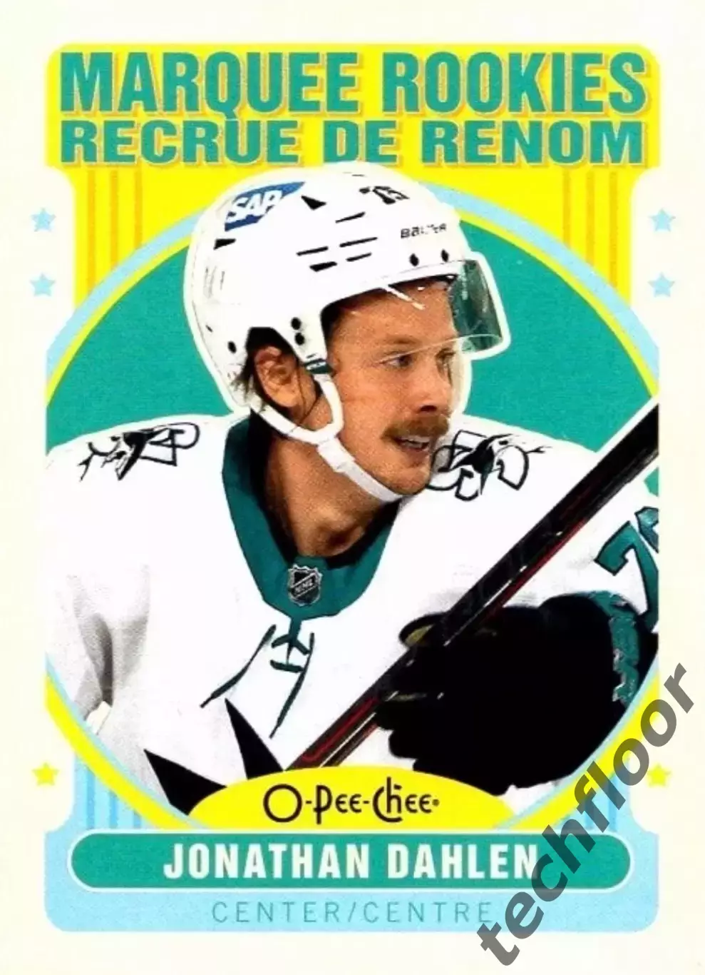 Карточка NHL Jonathan Dahlen San Jose Sharks/Джонатан Дален Сан-Хосе НХЛ