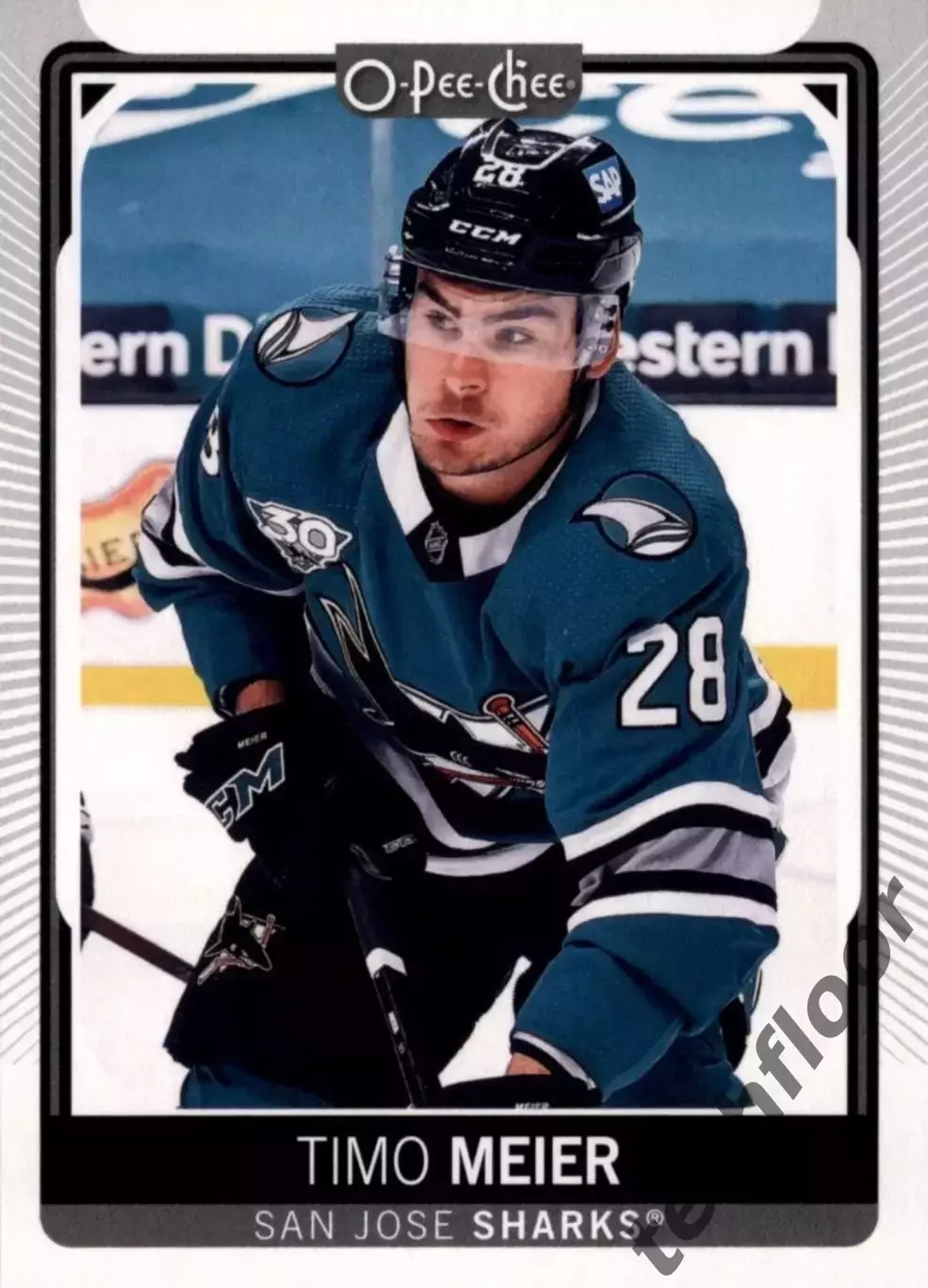 Карточка NHL Timo Meier San Jose Sharks /Тимо Майер Сан-Хосе Шаркс НХЛ