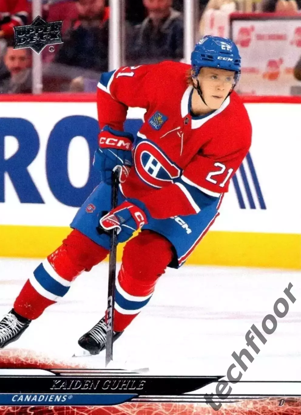 Карточка NHL Kaiden Guhle Montreal Canadiens