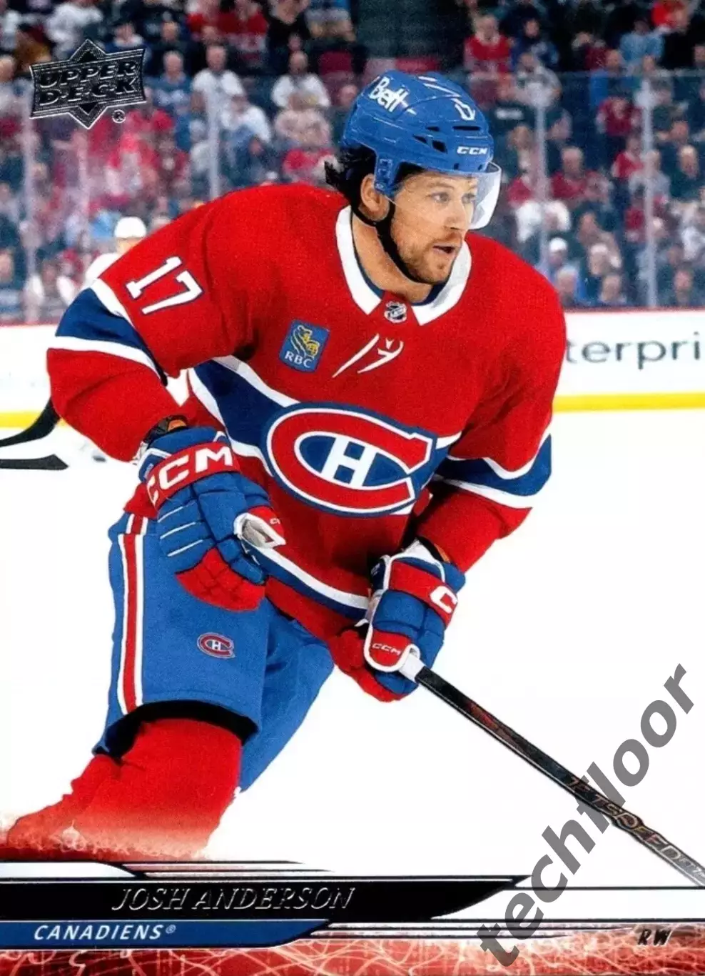 Карточка NHL Josh Anderson Montreal Canadiens/Джош Андерсон Монреаль НХЛ