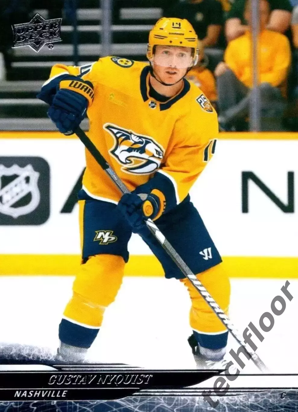 Карточка NHL Gustav Nyquist Nashville Predators