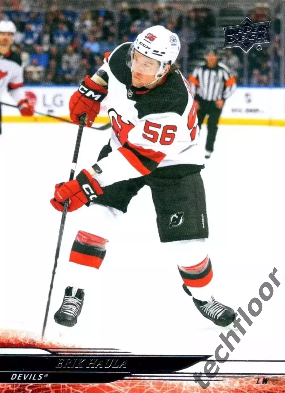 Карточка NHL Erik Haula New Jersey Devils/ Эрик Хаула Нью-Джерси НХЛ