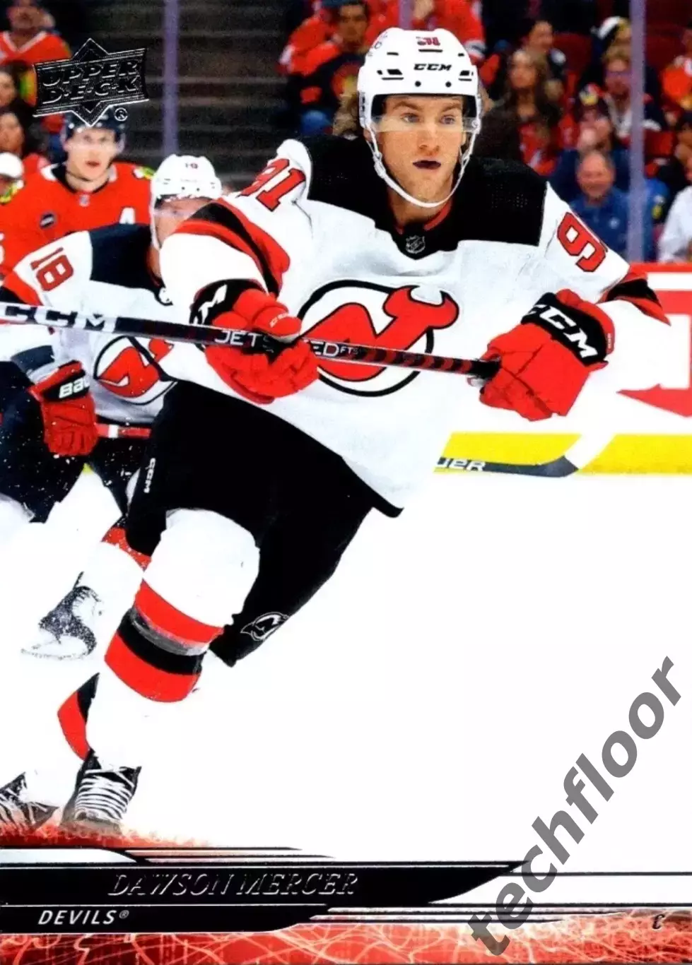 Карточка NHL Dawson Mercer New Jersey Devils /Доусон Мерсер Нью-Джерси НХЛ