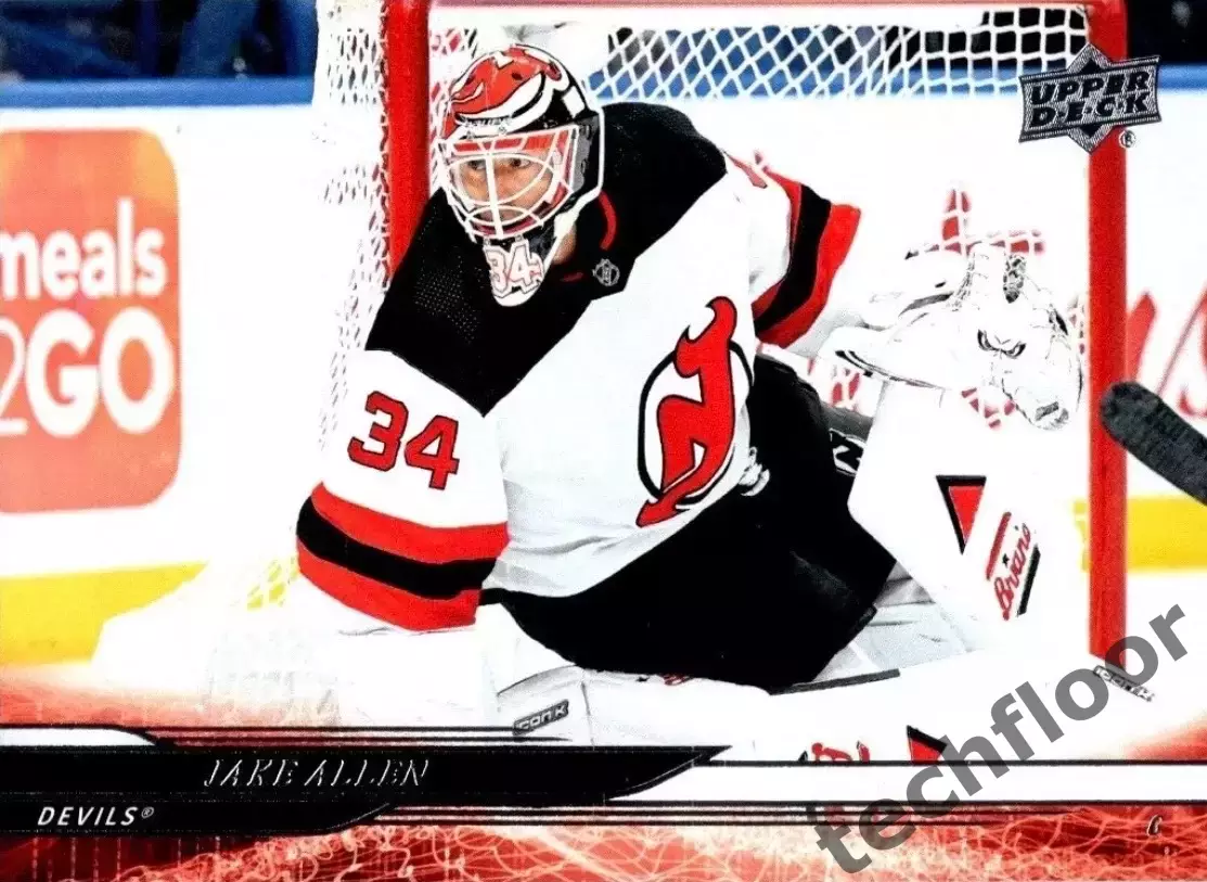 Карточка NHL Jake Allen New Jersey Devils/Джейк Аллен Нью-Джерси НХЛ