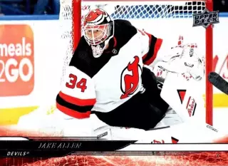 Карточка NHL Jake Allen New Jersey Devils/Джейк Аллен Нью-Джерси НХЛ