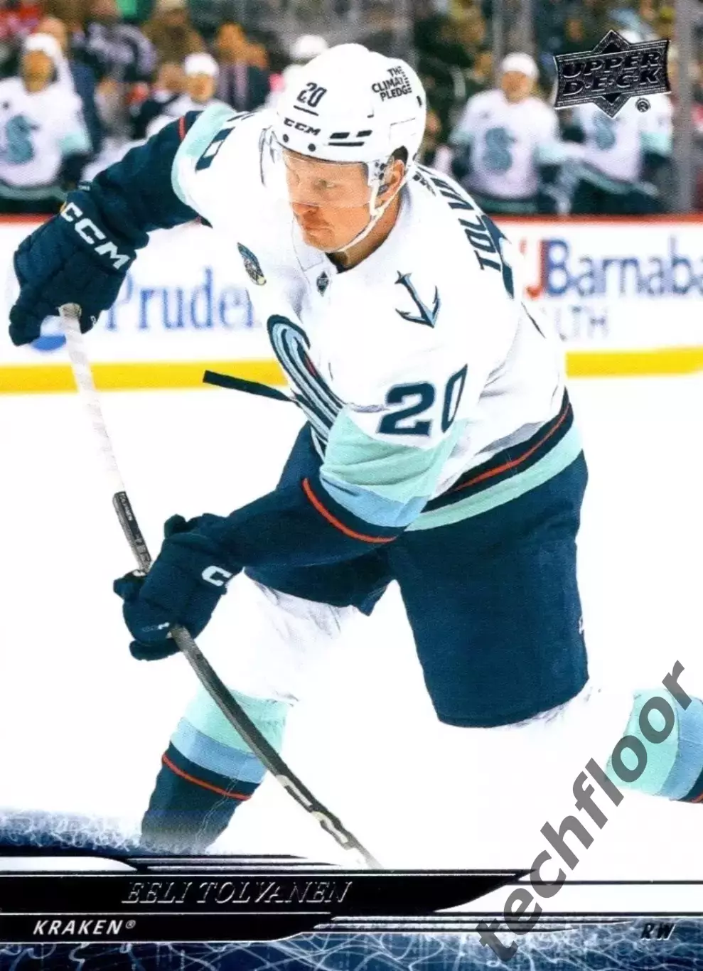 Карточка NHL Eeli Tolvanen Seattle Kraken/Эели Толванен Сиэтл НХЛ