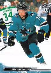 Карточка NHL Jonathan Dahlen San Jose Sharks / Джонатан Дален Сан-Хосе НХЛ