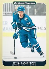 Карточка NHL William Eklund San Jose Sharks/ Виллиам Эклунд Сан-Хосе НХЛ