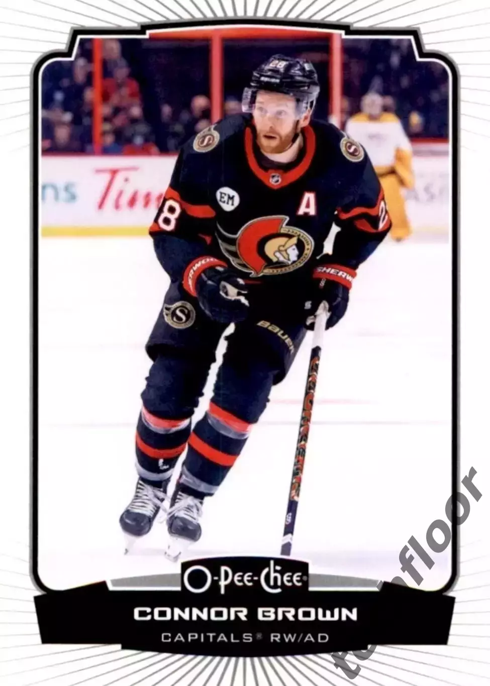 Карточка NHL Connor Brown Washington Capitals/Коннор Браун Вашингтон НХЛ