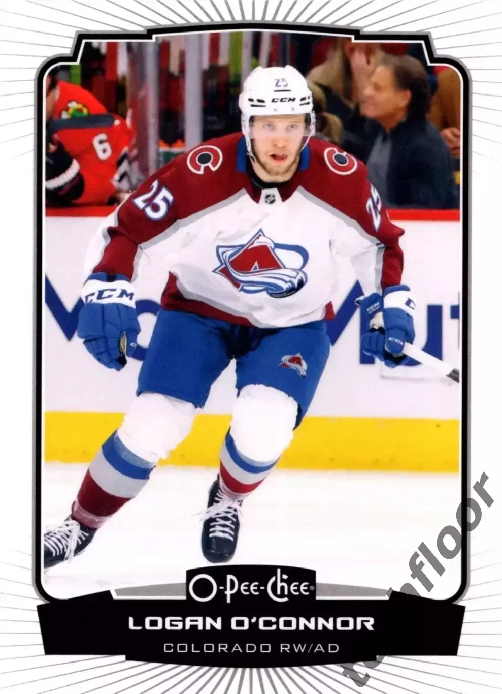 Карточка NHL Logan O’Connor Colorado Avalanche/Логан О’Коннор Колорадо НХЛ