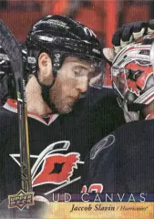 Карточка NHL Canvas Jaccob Slavin Carolina Hurricanes/Джэйккоб Слэвин Каролина