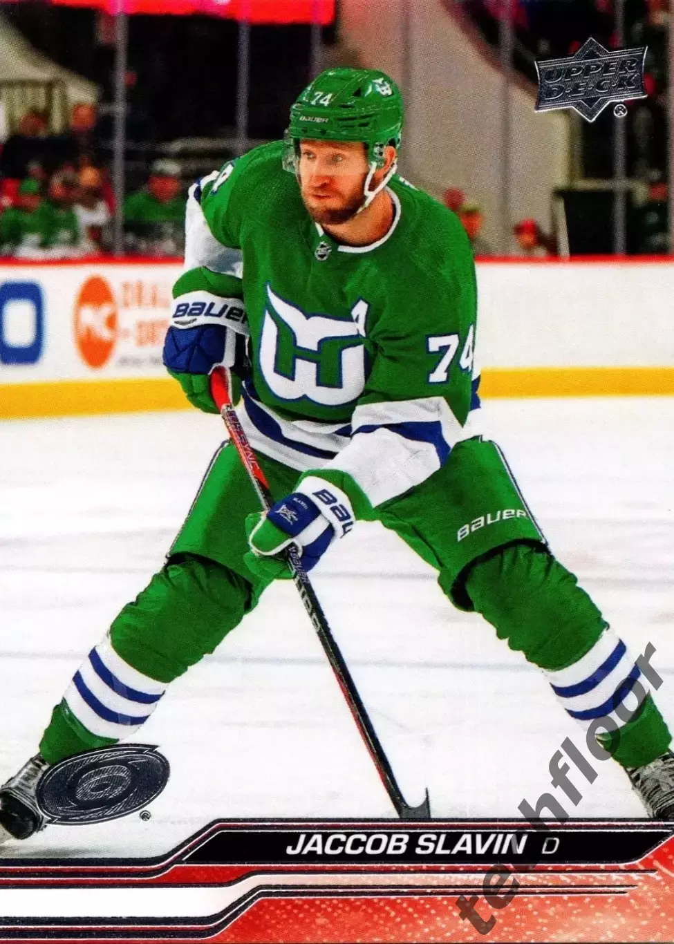 Карточка NHL Jaccob Slavin Carolina Hurricanes/ Джейккоб Слэвин Каролина НХЛ