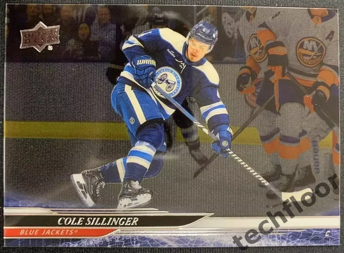 Карточка NHL Cole Sillinger Columbus Blue Jackets/Коул Силлинджер Коламбус НХЛ