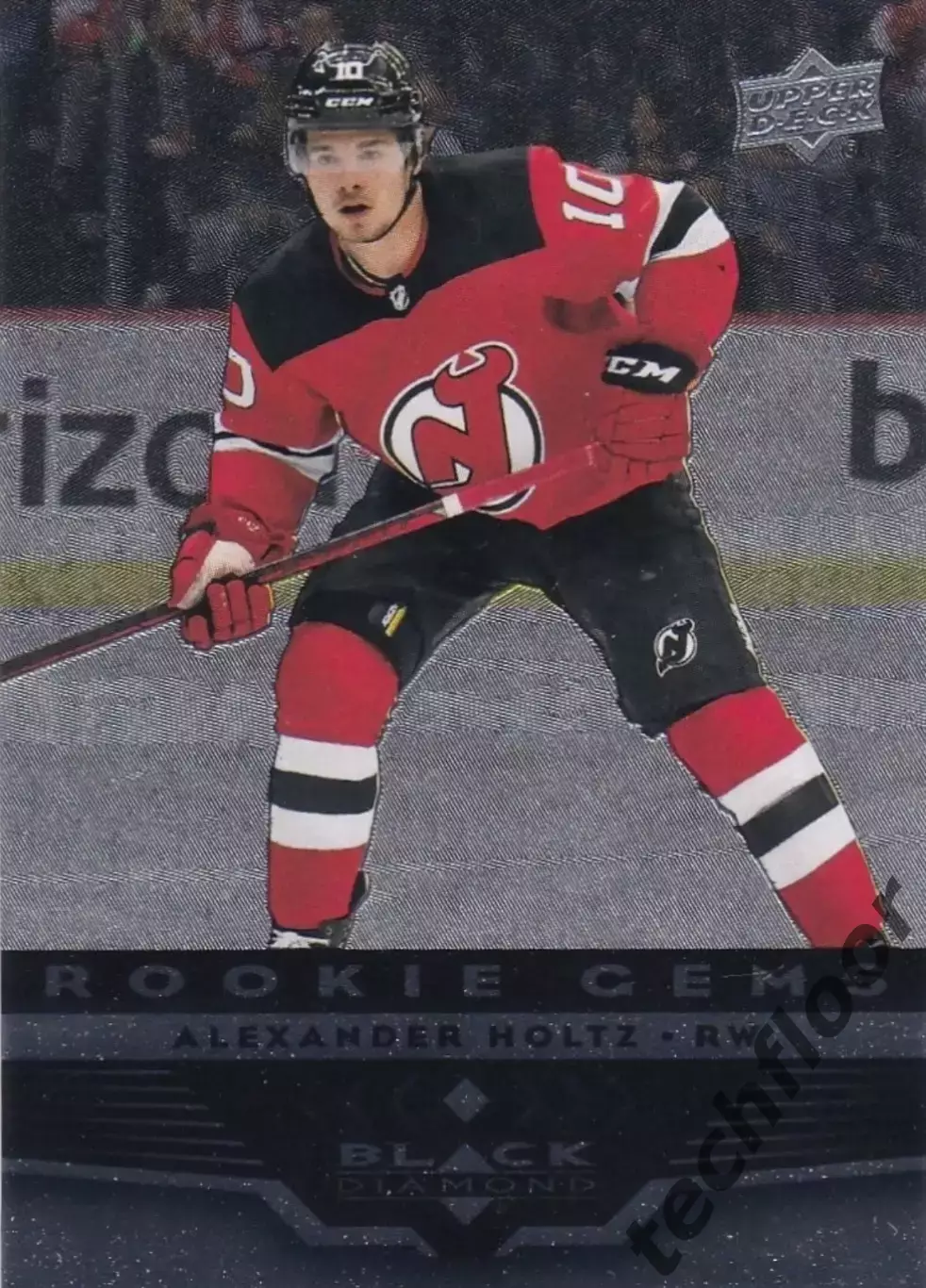 Карточка NHL Alexander Holtz New Jersey Devils/Александр Хольц Нью-Джерси НХЛ