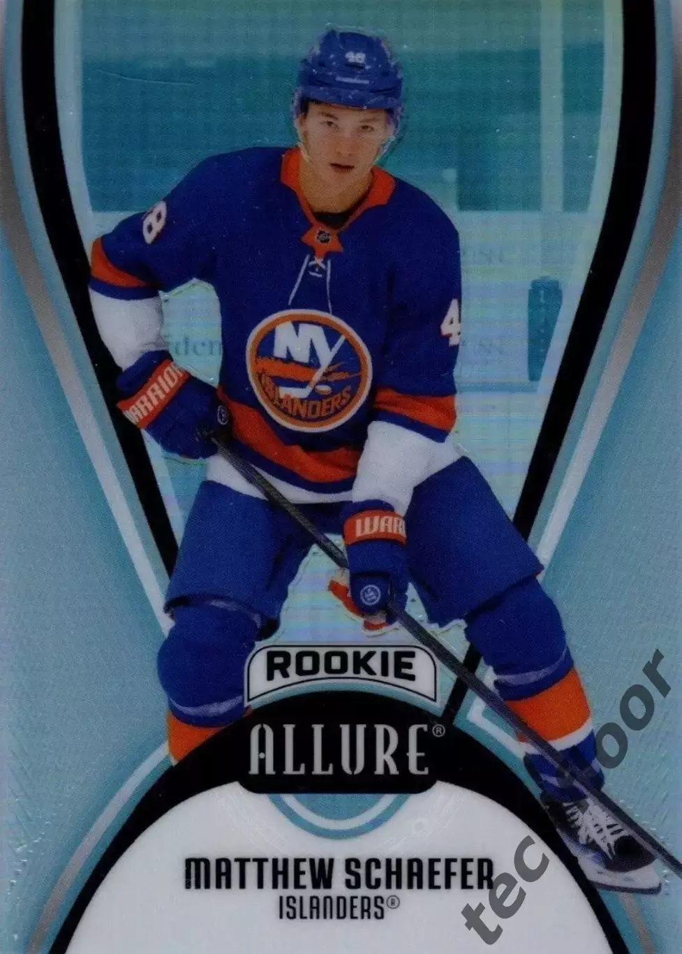 Карточка NHL Matthew Schaefer New York Islanders/Мэттью Шефер Айлендерс НХЛ