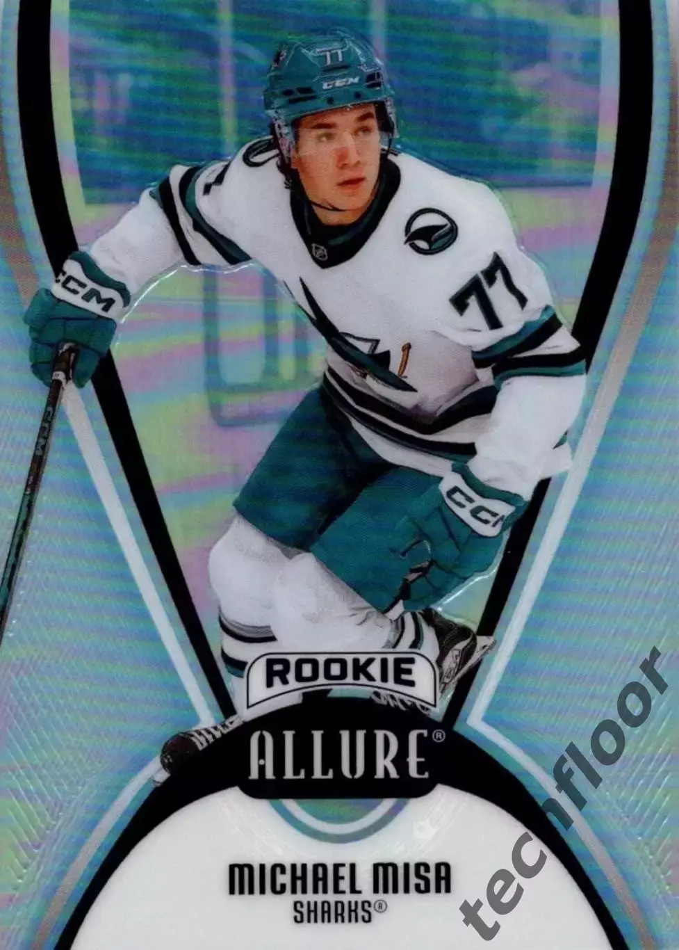 Карточка NHL Michael Misa San Jose Sharks/Майкл Миса Сан-Хосе Шаркс НХЛ