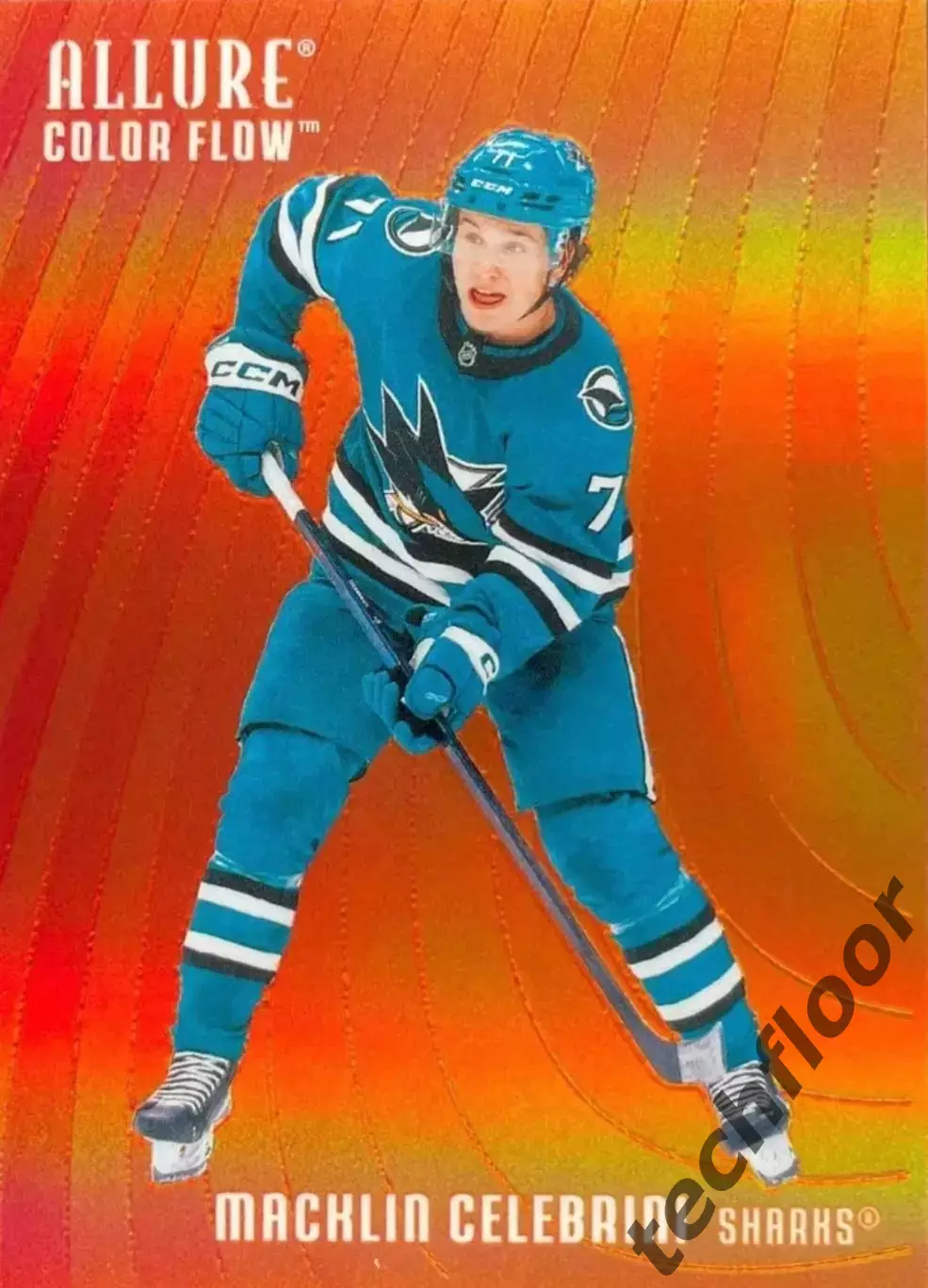 Карточка NHL Macklin Celebrini San Jose Sharks /Маклин Селебрини Сан-Хосе НХЛ