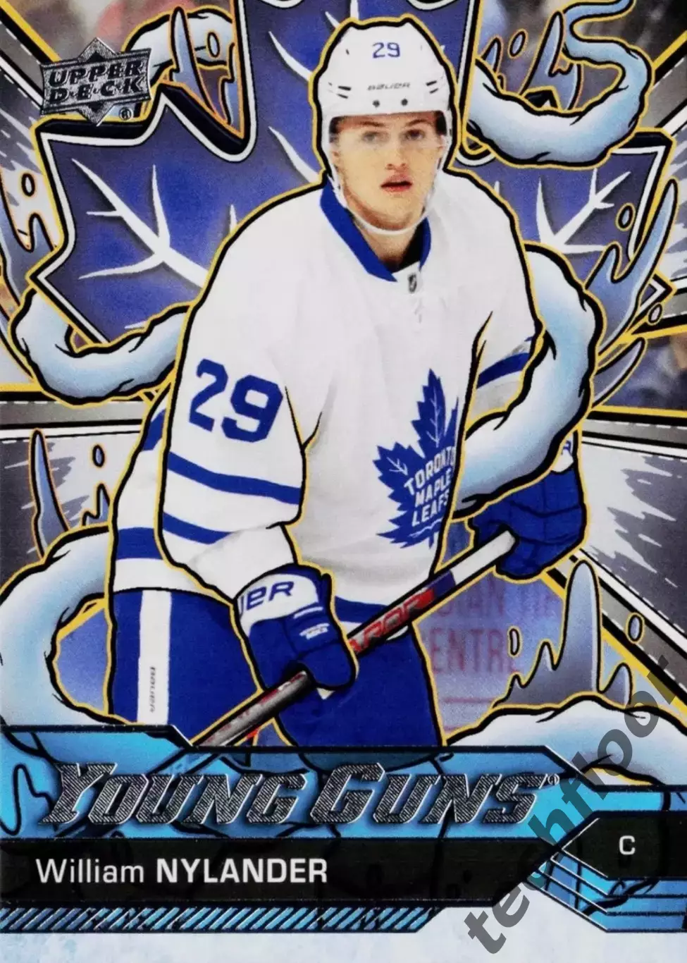 Карточка NHL William Nylander Toronto Maple Leafs/ Вильям Нюландер Торонто НХЛ