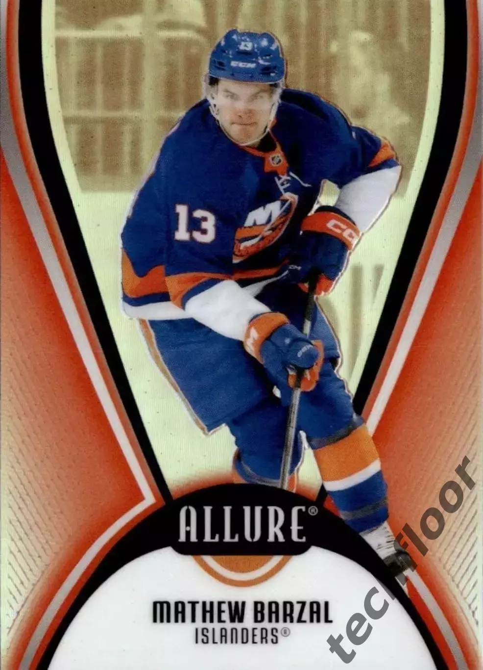 Карточка NHL Mathew Barzal New York Islanders /Мэтью Барзал Айлендерс НХЛ