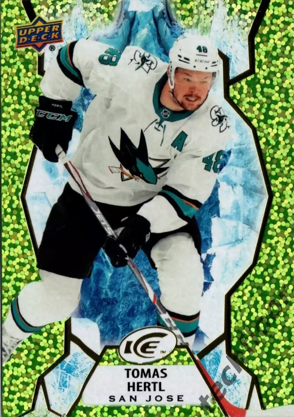 Карточка NHL Tomas Hertl San Jose Sharks/ Томаш Гертл Сан-Хосе Шаркс НХЛ