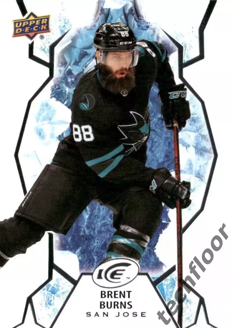Карточка NHL Brent Burns San Jose Sharks / Брент Бернс Сан-Хосе НХЛ