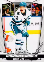 Карточка NHL Collin Graf San Jose Sharks/Коллин Граф Сан-Хосе Шаркс НХЛ