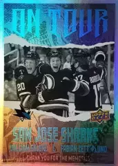 Карточка NHL San Jose Sharks Eklund/Zetterlund / Сан-Хосе Шаркс НХЛ