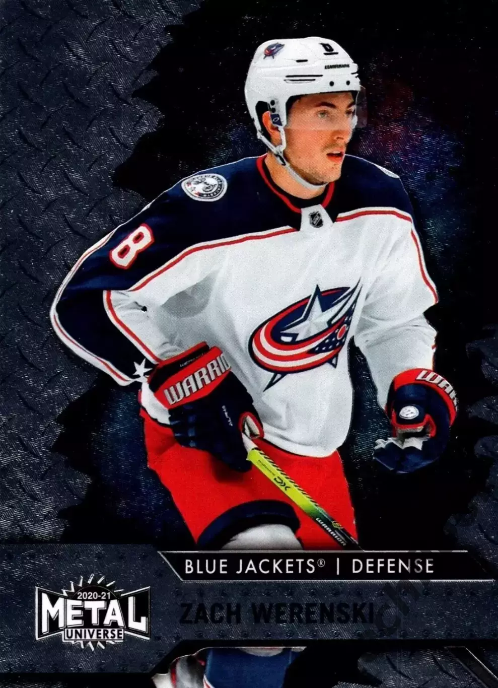 Карточка NHL Zach Werenski Columbus Blue Jackets/ Зак Веренски Коламбус НХЛ