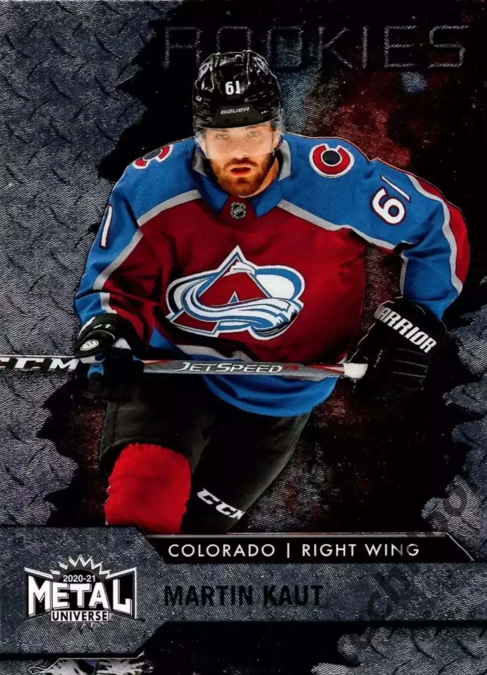 Карточка NHL Martin Kaut Colorado Avalanche/Мартин Каут Колорадо НХЛ