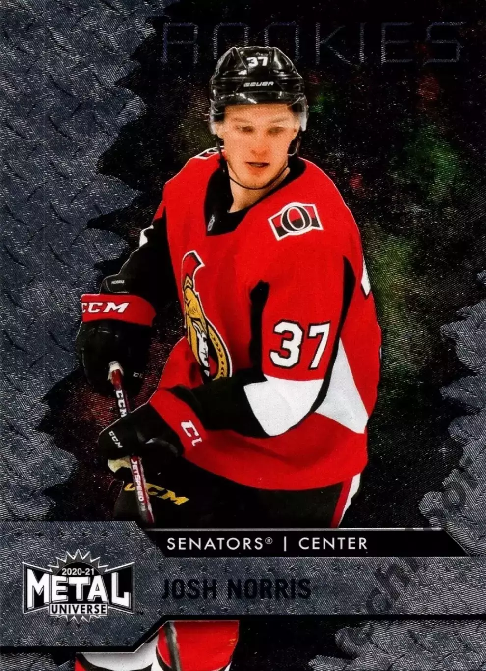 Карточка NHL Josh Norris Ottawa Senators/ Джош Норрис Оттава НХЛ