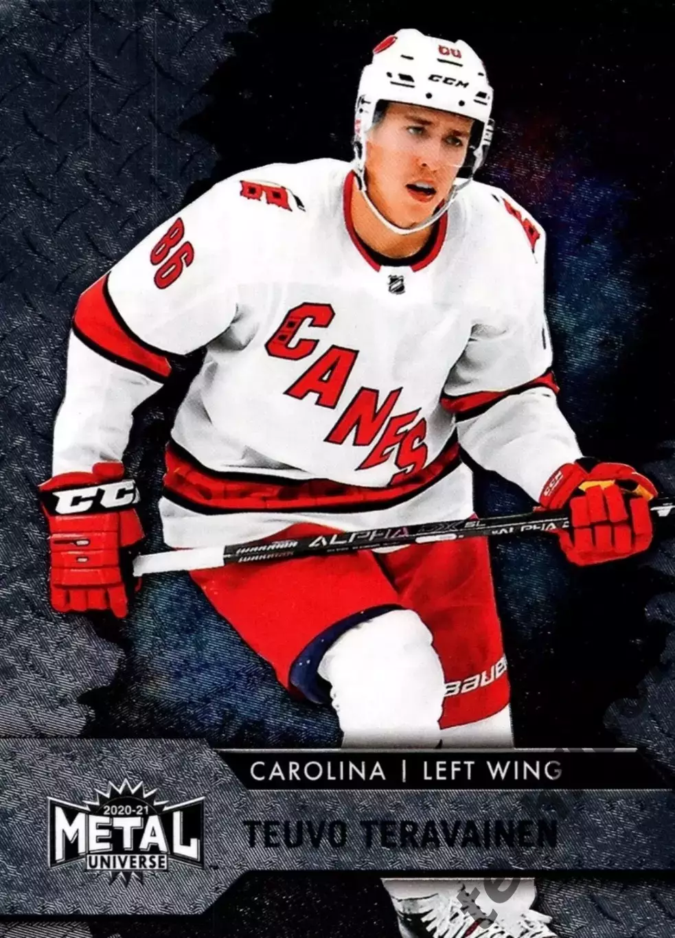 Карточка NHL Teuvo Teravainen Carolina Hurricanes/ Теуво Терявяйнен Каролина НХЛ