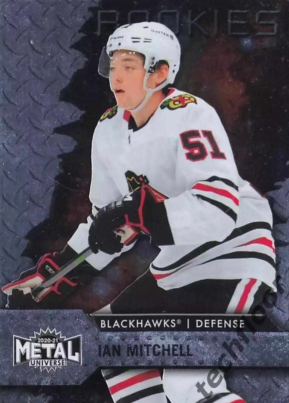 Карточка NHL Ian Mitchell Chicago Blackhawks/Ян Митчелл Чикаго НХЛ
