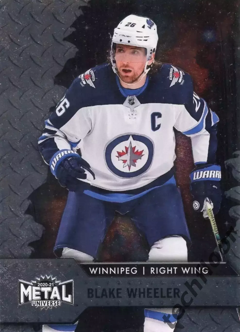 Карточка NHL Blake Wheeler Winnipeg Jets/Блейк Уилер Виннипег НХЛ