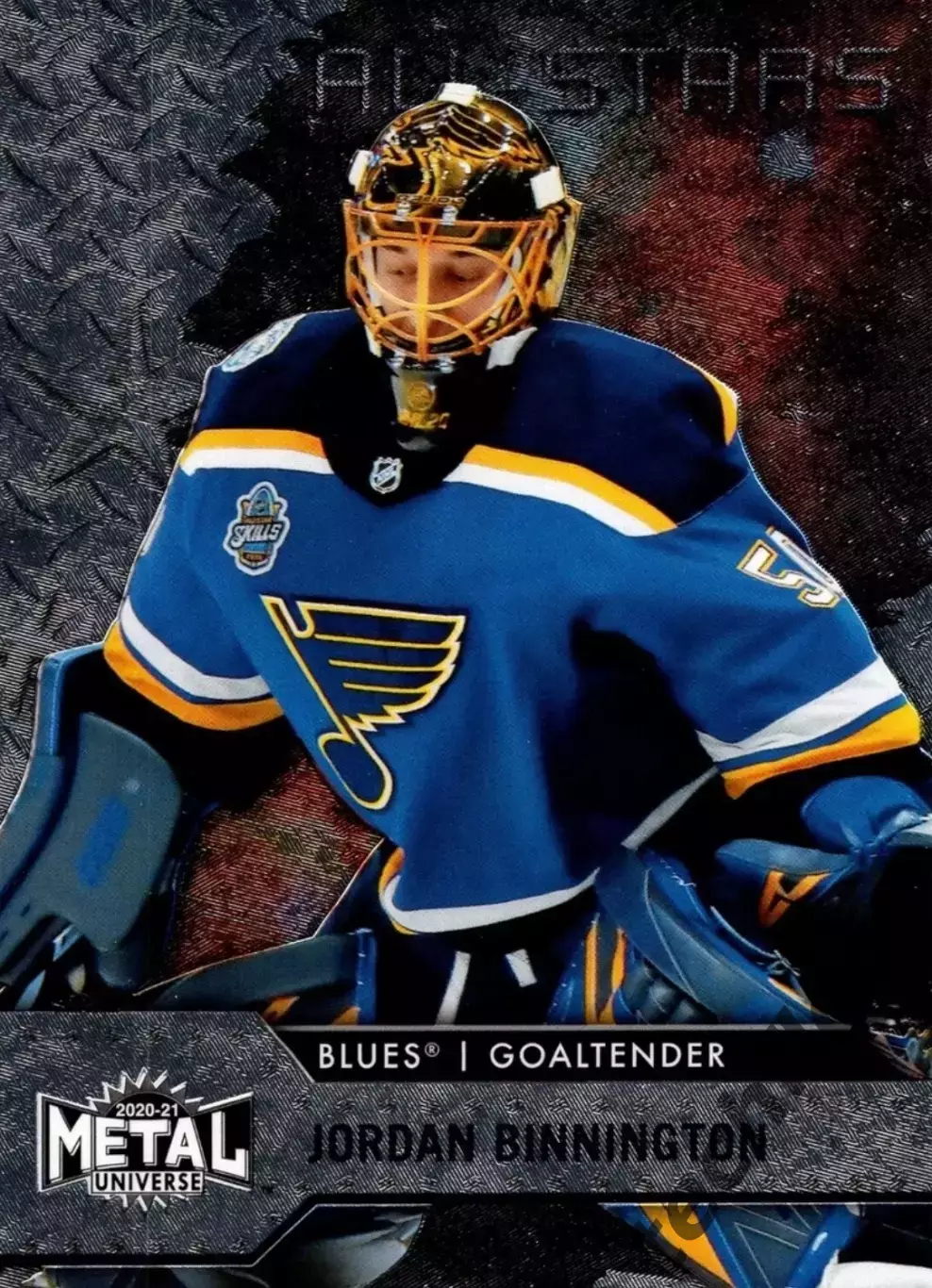 Карточка NHL Jordan Binnington St. Louis Blues/Джордан Биннингтон Сент-Луис НХЛ