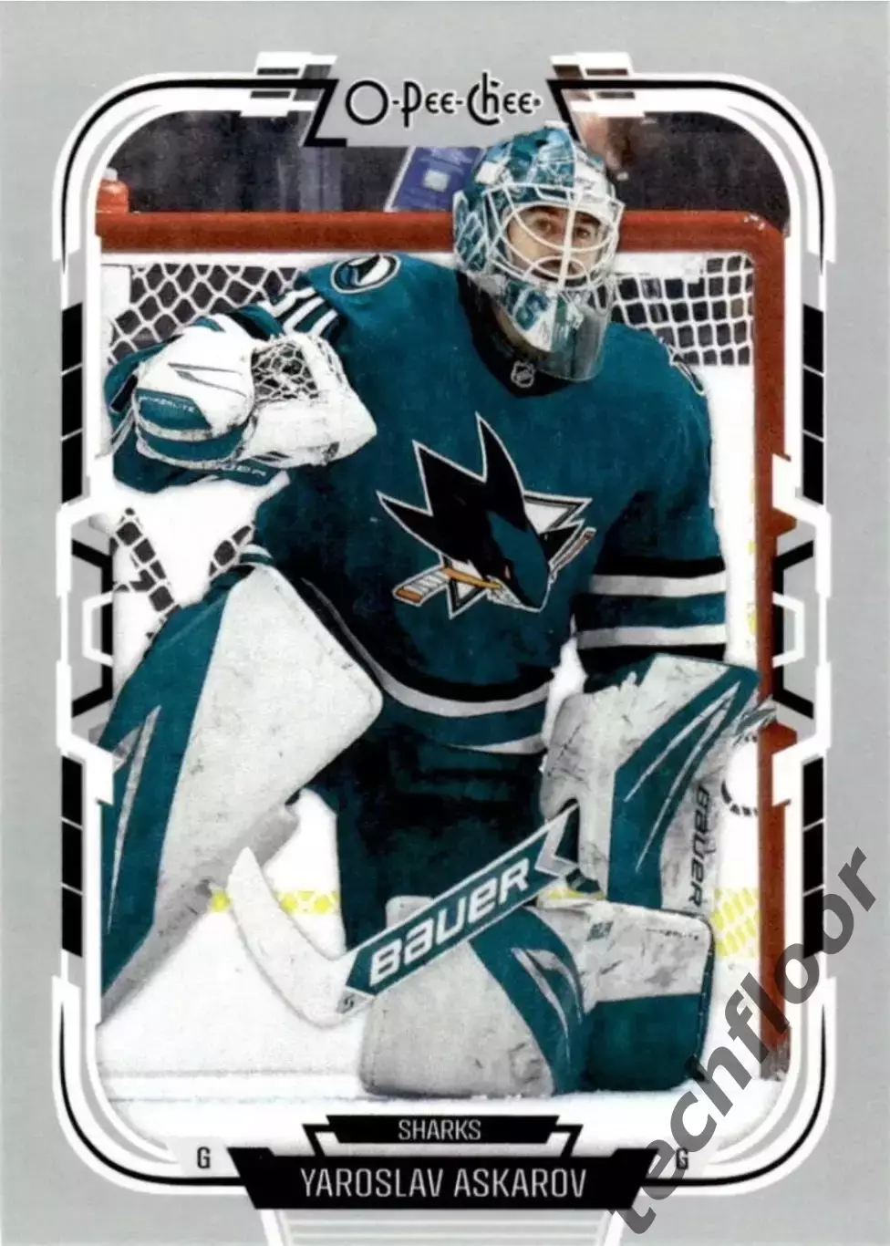 Карточка NHL Yaroslav Askarov San Jose Sharks /Ярослав Аскаров Сан-Хосе НХЛ