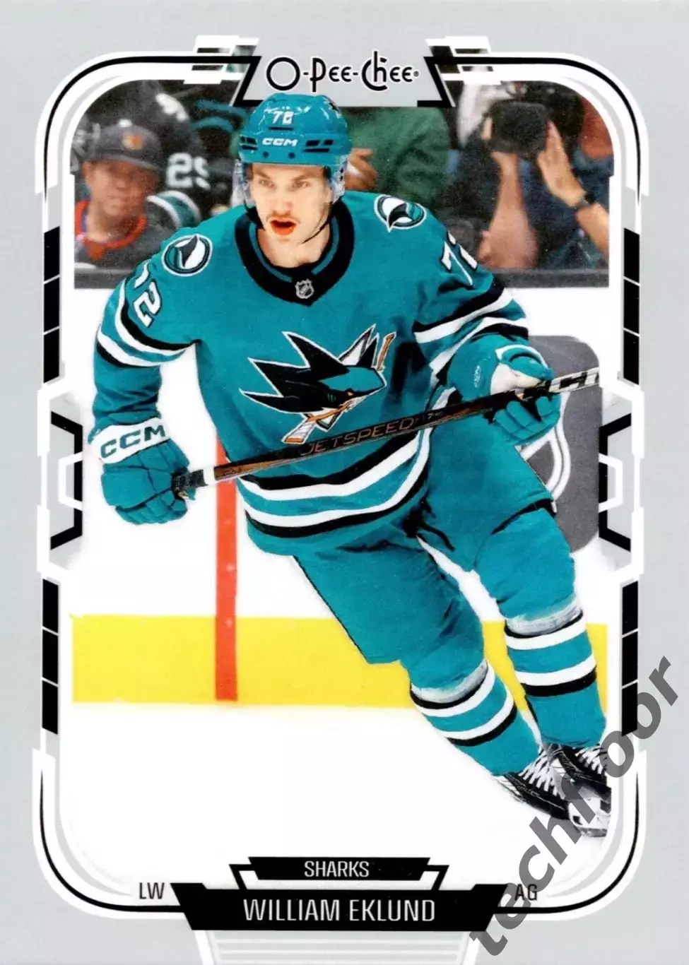 Карточка NHL William Eklund San Jose Sharks /Виллиам Эклунд Сан-Хосе НХЛ