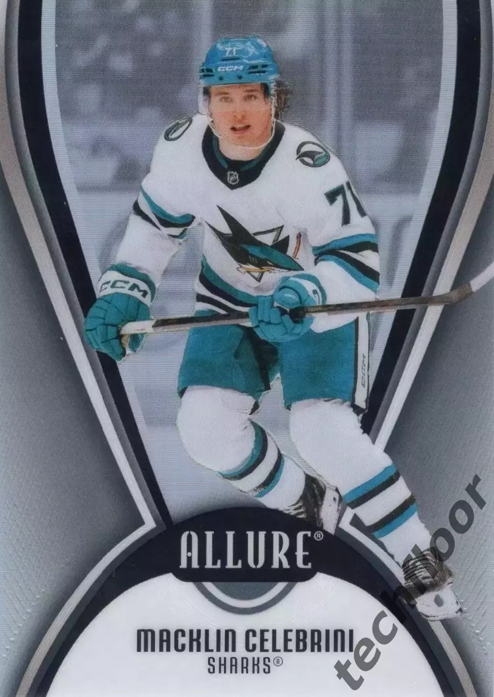 Карточка NHL Macklin Celebrini San Jose Sharks /Маклин Селебрини Сан-Хосе НХЛ