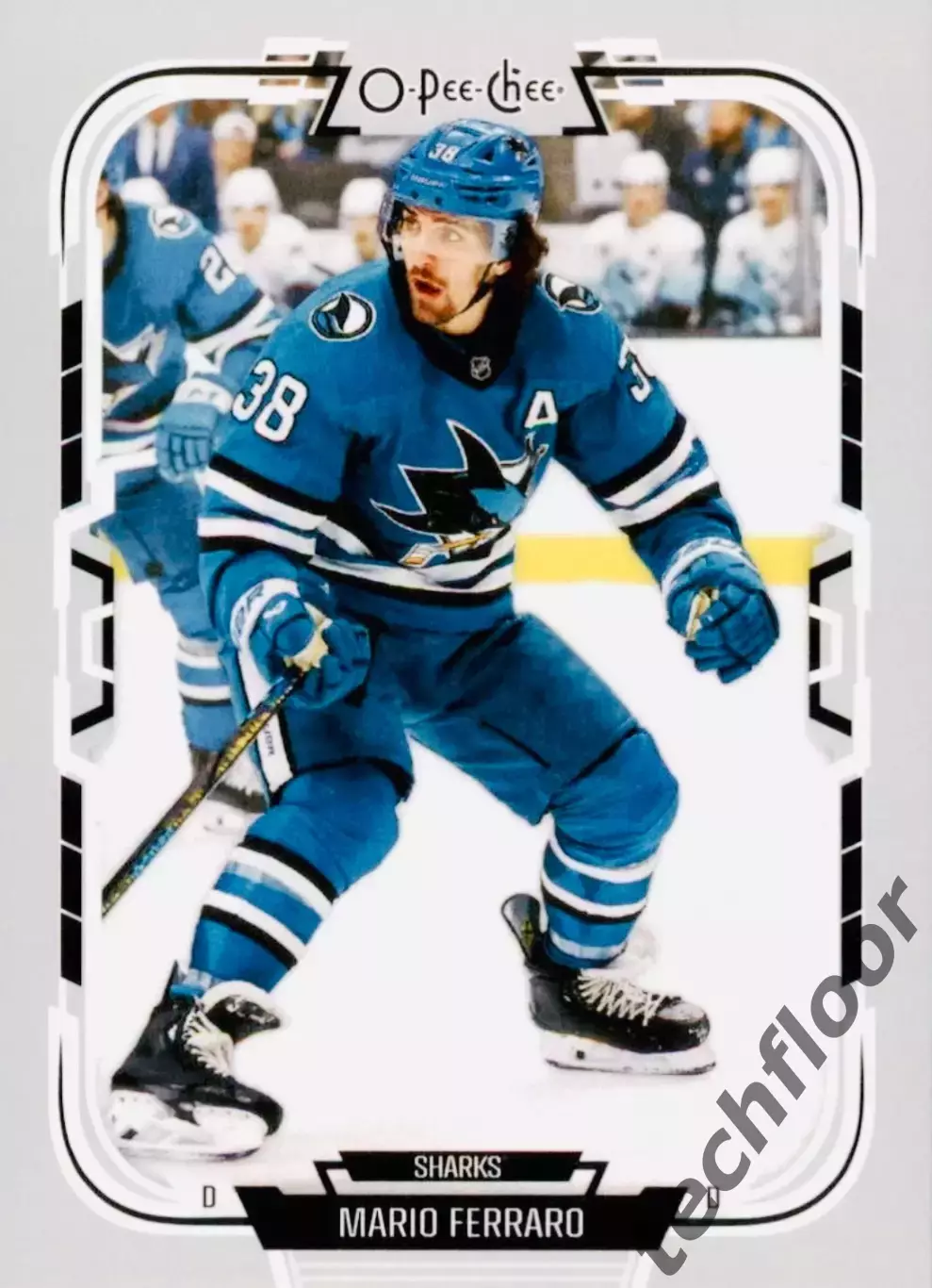 Карточка NHL Mario Ferraro San Jose Sharks / Марио Ферраро Сан-Хосе НХЛ