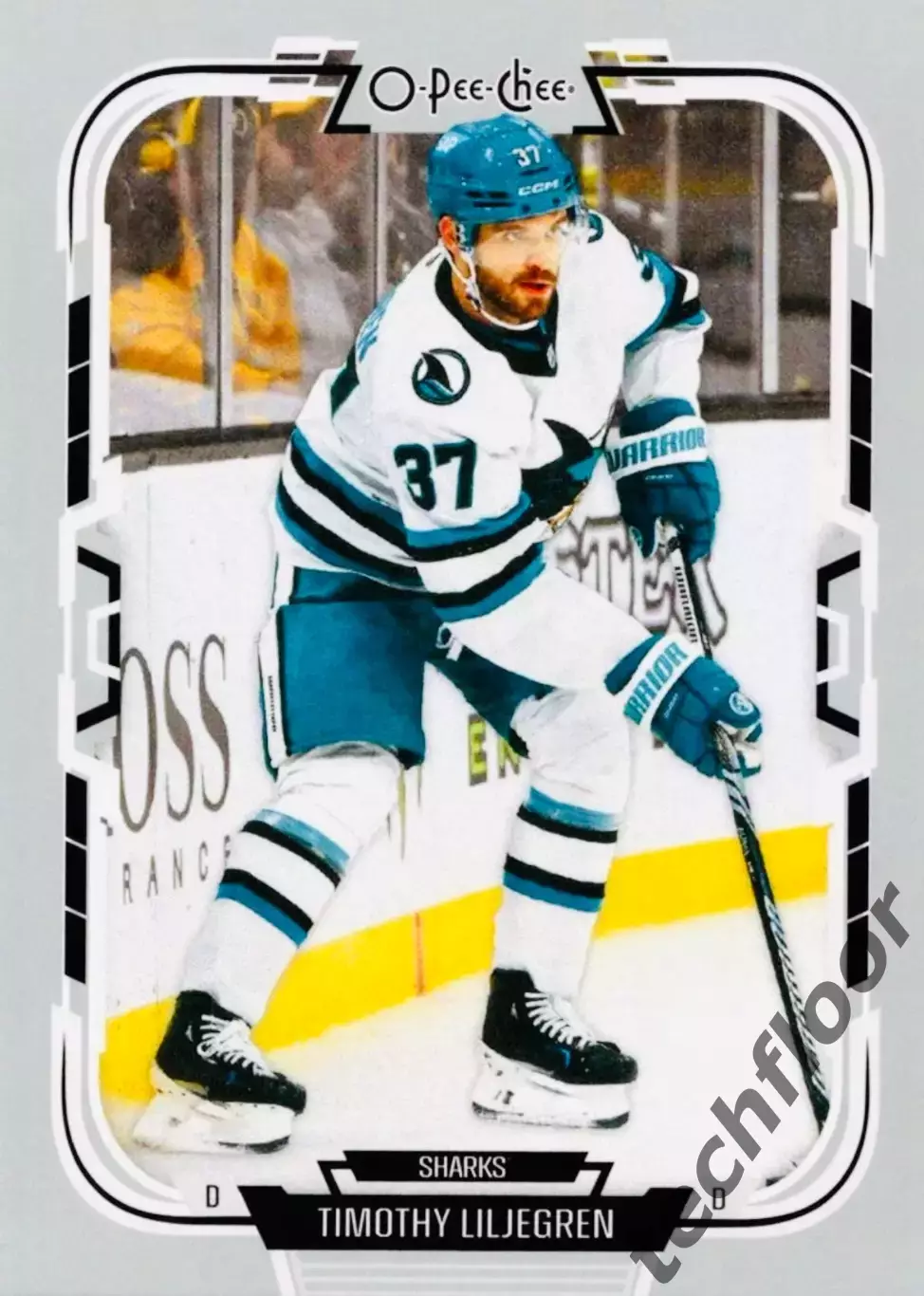 Карточка NHL Timothy Liljegren San Jose Sharks/ Тимоти Лильегрен Сан-Хосе НХЛ