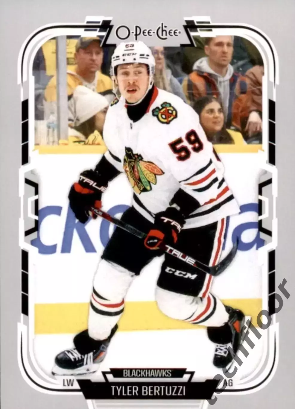Карточка NHL Tyler Bertuzzi Chicago Blackhawks/Тайлер Бертуцци Чикаго НХЛ