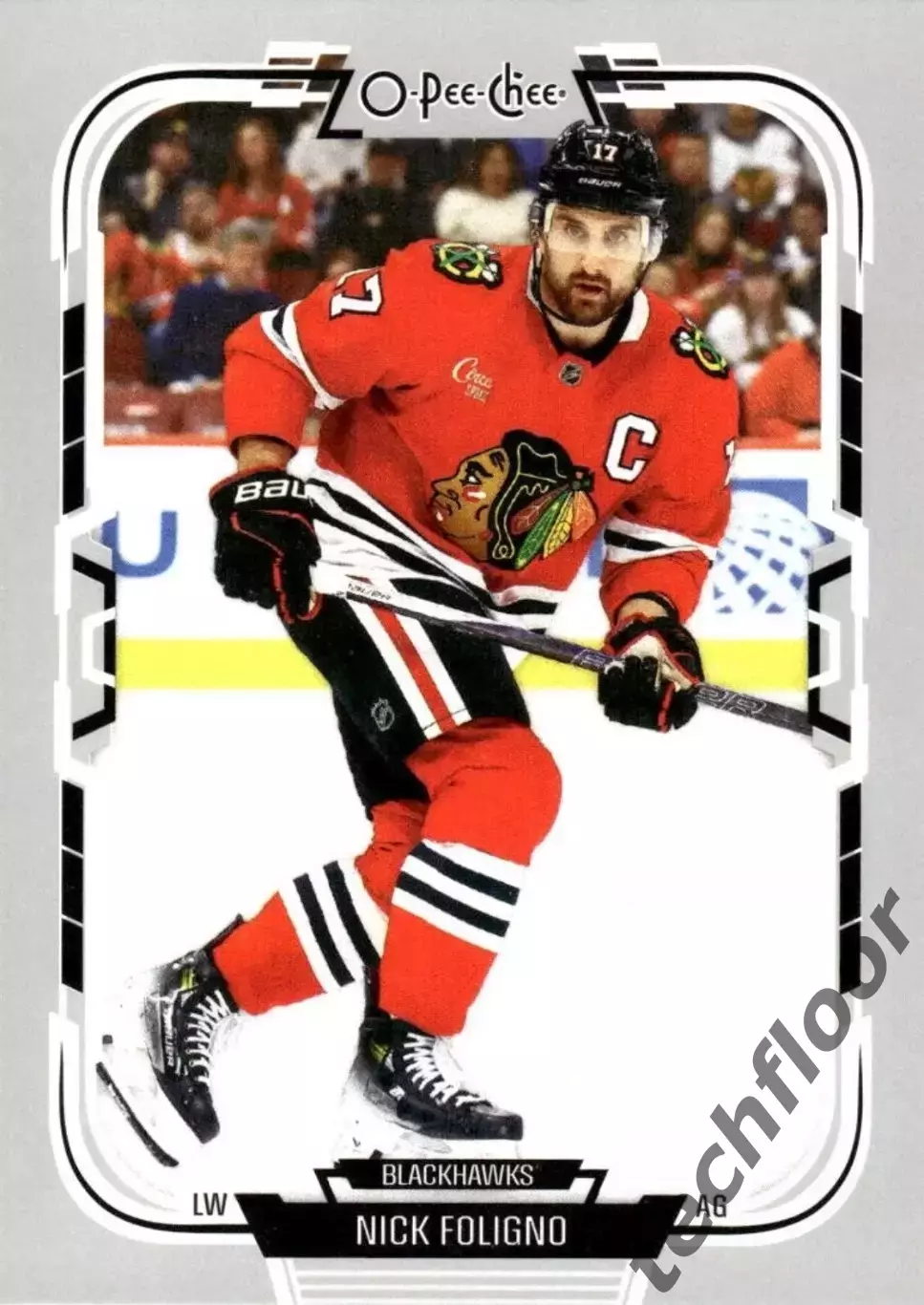 Карточка NHL Nick Foligno Chicago Blackhawks/ Ник Фолиньо Чикаго НХЛ
