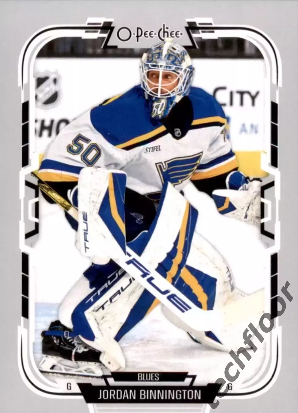 Карточка NHL Jordan Binnington St. Louis Blues/ Джордан Биннингтон Сент-Луис НХЛ
