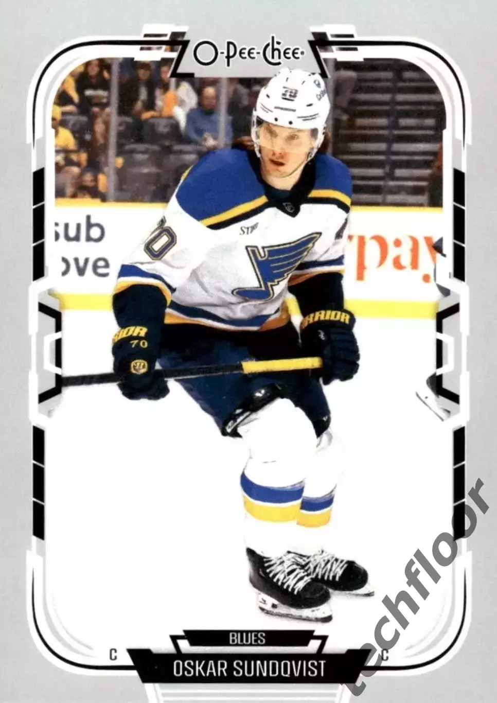 Карточка NHL Oskar Sundqvist St. Louis Blues/ Оскар Сундквист Сент-Луис НХЛ