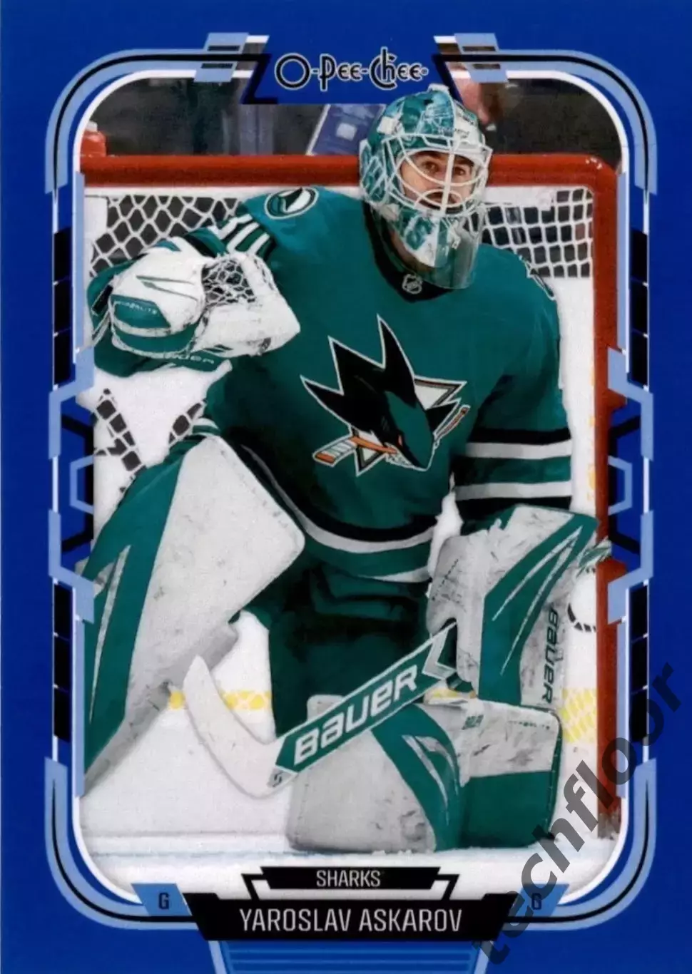 Карточка NHL Yaroslav Askarov San Jose Sharks /Ярослав Аскаров Сан-Хосе НХЛ