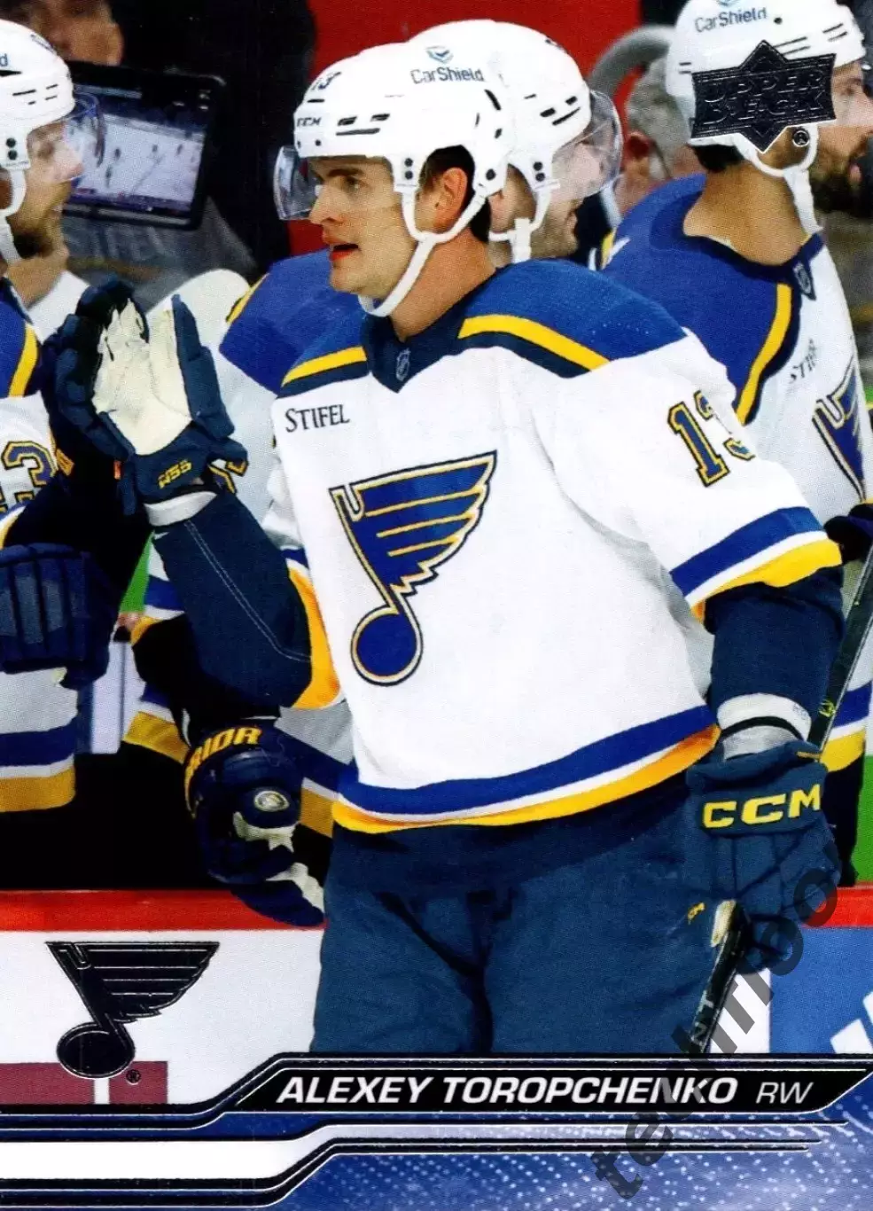 Карточка NHL Alexey Toropchenko St. Louis Blues/Алексей Торопченко Сент-Луис НХЛ