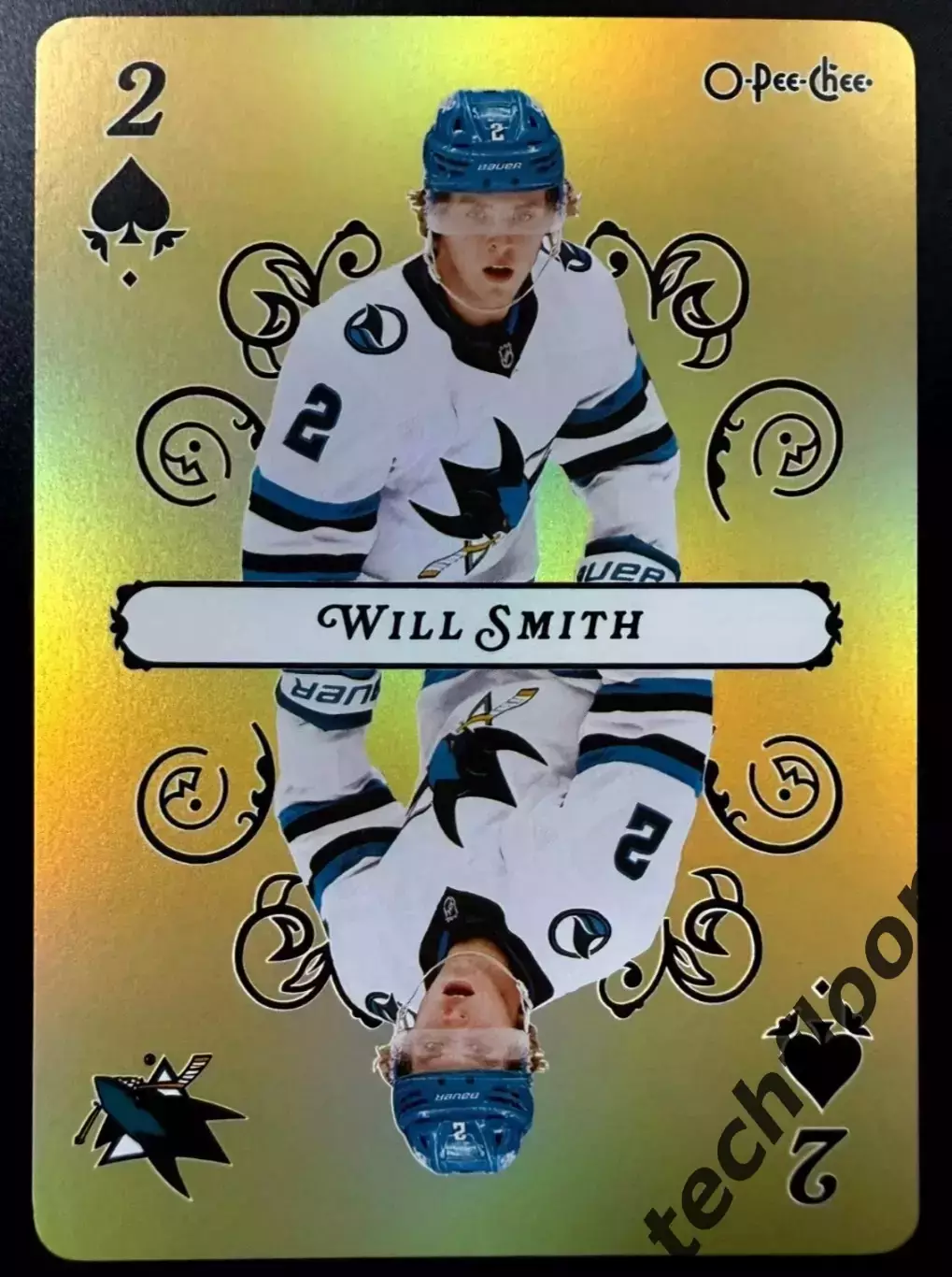 Карточка NHL Will Smith San Jose Sharks /Уилл Смит Сан-Хосе НХЛ