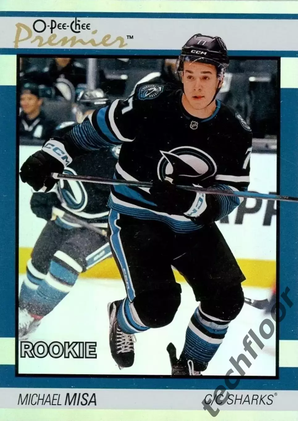 Карточка NHL Michael Misa San Jose Sharks/Майкл Миса Сан-Хосе НХЛ