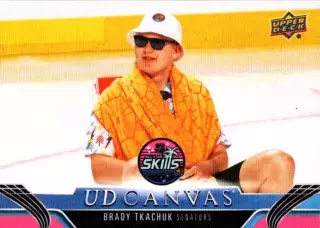 Карточка Canvas NHL Brady Tkachuk Ottawa Senators/Брэди Ткачак Оттава НХЛ