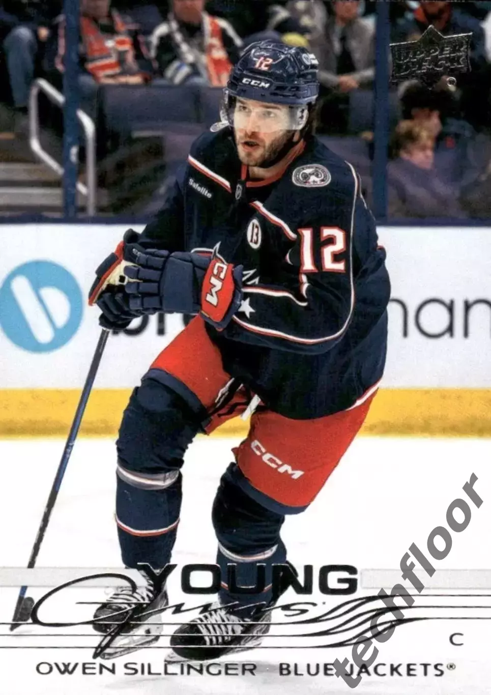 Карточка NHL Owen Sillinger Columbus Blue Jackets/Оуэн Силлинджер Коламбус НХЛ